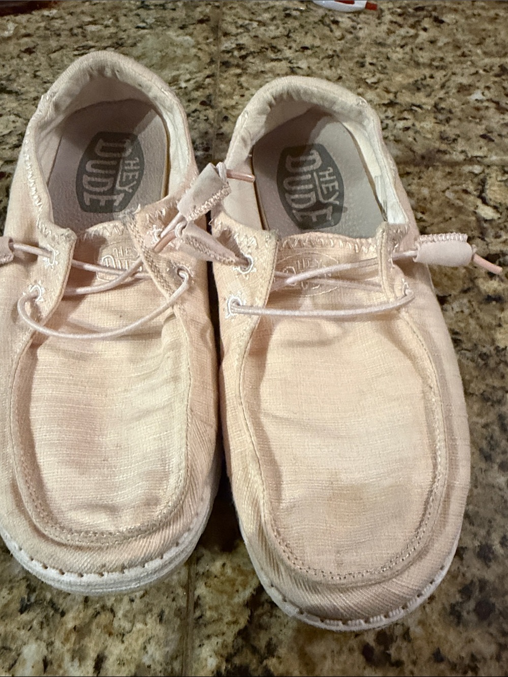 Hey Dude Women's Canvas Slip-On Moccasins